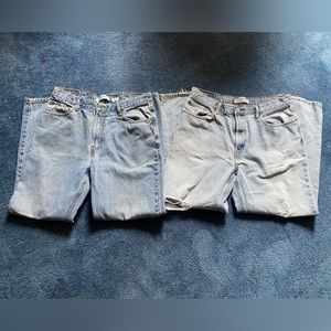 (2) Levi’s 38x32 mens pants Comfort / Relaxed Fit 550 560
